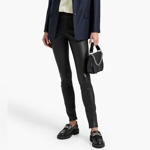 NWT: MAJE LAMBSKIN PANTS: FR 38 / US 4-6